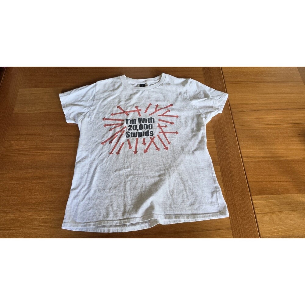 I'm With 20,000 Stupids Women's T-shirt Size M